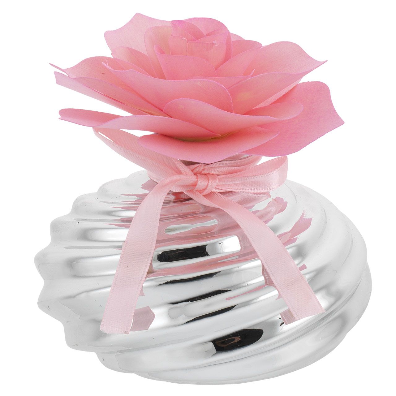 SFERA BASSA 110*75 CON DIFFUSORE ROSA IN LEGNO ROSA